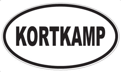 KORTKAMP - Oval Sticker