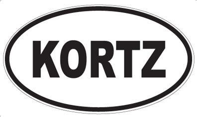 KORTZ - Oval Magnet