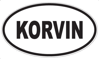 KORVIN - Oval Magnet