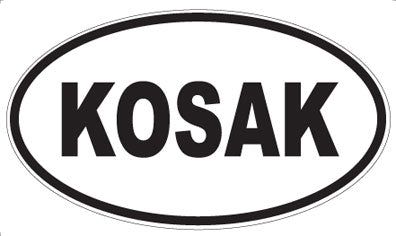 KOSAK - Oval Magnet