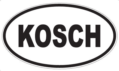 KOSCH - Oval Sticker