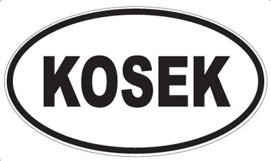 KOSEK - Oval Magnet