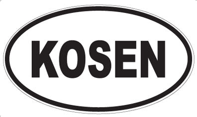 KOSEN - Oval Magnet