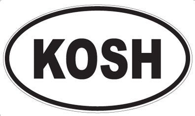 KOSH - Oval Sticker