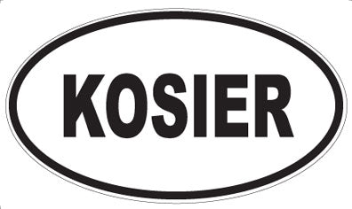 KOSIER - Oval Sticker