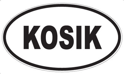 KOSIK - Oval Sticker