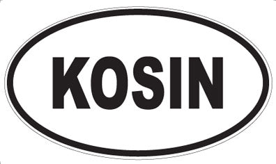 KOSIN - Oval Sticker