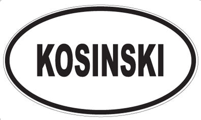 KOSINSKI - Oval Magnet