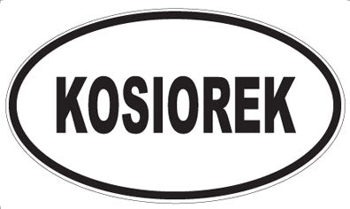 KOSIOREK - Oval Magnet