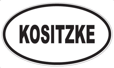 KOSITZKE - Oval Magnet