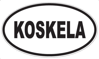 KOSKELA - Oval Sticker