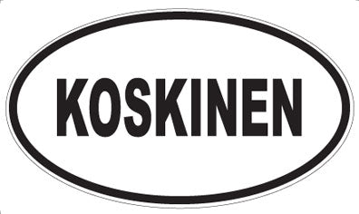KOSKINEN - Oval Magnet