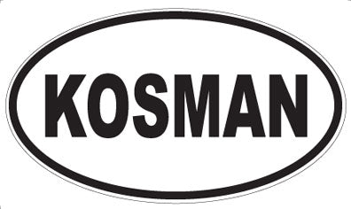 KOSMAN - Oval Magnet