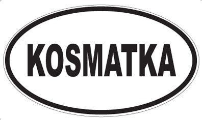 KOSMATKA - Oval Sticker