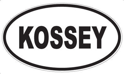 KOSSEY - Oval Sticker