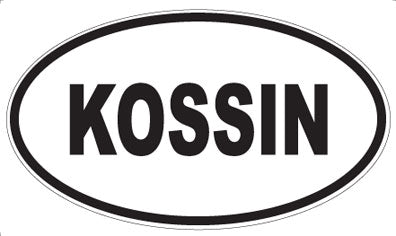 KOSSIN - Oval Magnet