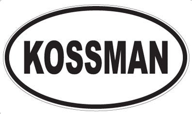 KOSSMAN - Oval Magnet