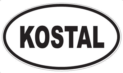 KOSTAL - Oval Magnet