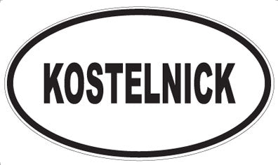 KOSTELNICK - Oval Magnet