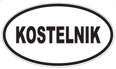 KOSTELNIK - Oval Magnet
