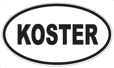 KOSTER - Oval Magnet