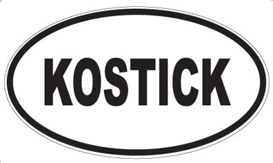 KOSTICK - Oval Sticker