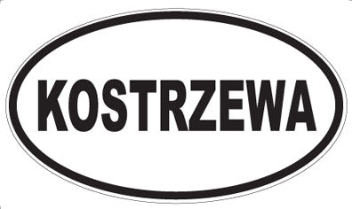 KOSTRZEWA - Oval Magnet