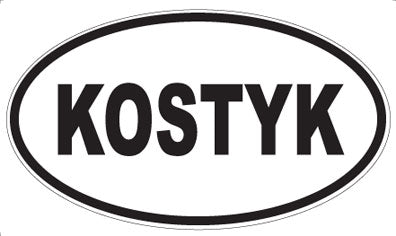 KOSTYK - Oval Magnet