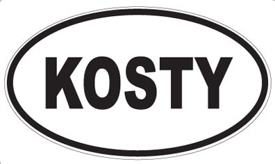 KOSTY - Oval Magnet