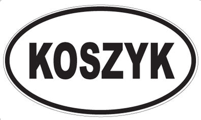 KOSZYK - Oval Magnet
