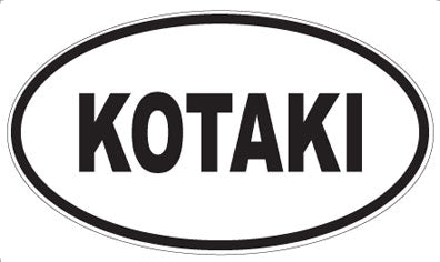KOTAKI - Oval Sticker