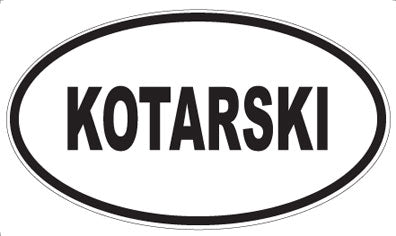 KOTARSKI - Oval Magnet