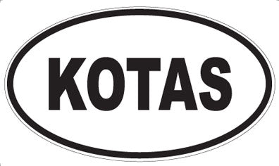 KOTAS - Oval Magnet