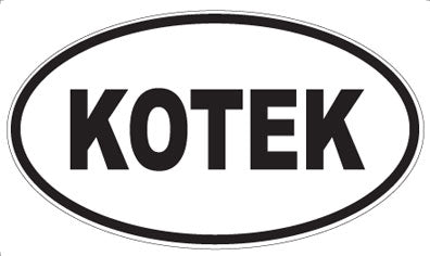 KOTEK - Oval Magnet