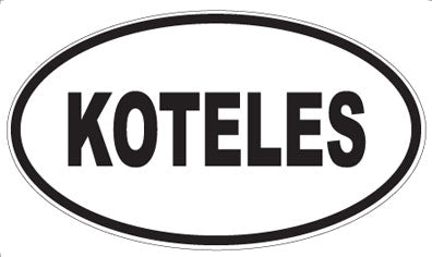 KOTELES - Oval Magnet