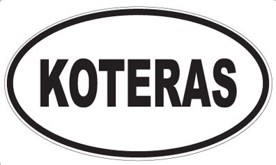 KOTERAS - Oval Magnet