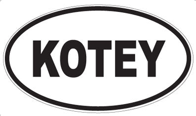 KOTEY - Oval Magnet