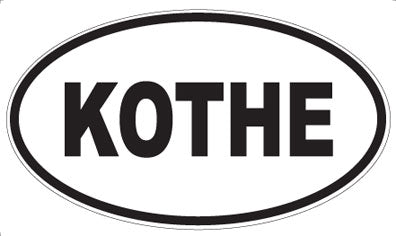 KOTHE - Oval Magnet