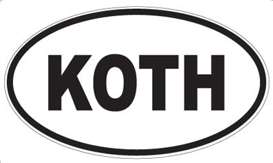 KOTH - Oval Magnet