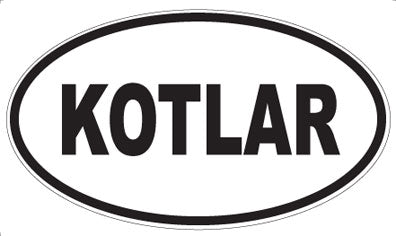 KOTLAR - Oval Magnet