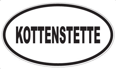 KOTTENSTETTE - Oval Sticker