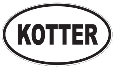 KOTTER - Oval Magnet