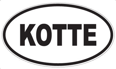 KOTTE - Oval Magnet