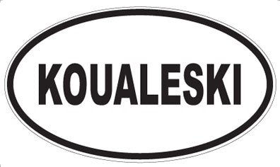 KOUALESKI - Oval Magnet