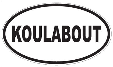 KOULABOUT - Oval Sticker