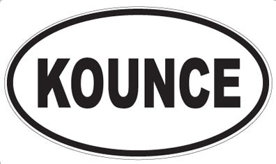 KOUNCE - Oval Magnet