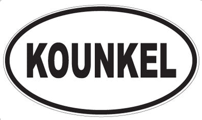 KOUNKEL - Oval Magnet