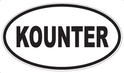 KOUNTER - Oval Magnet