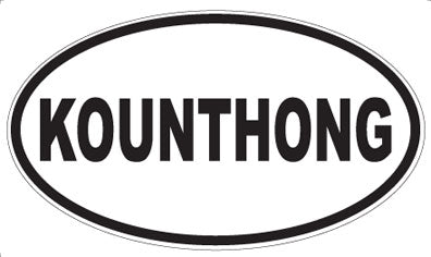 KOUNTHONG - Oval Magnet