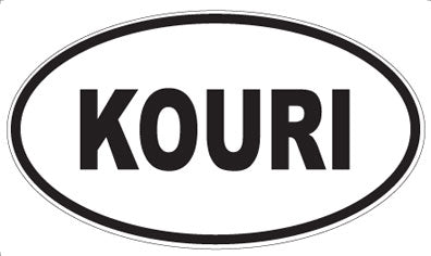 KOURI - Oval Sticker